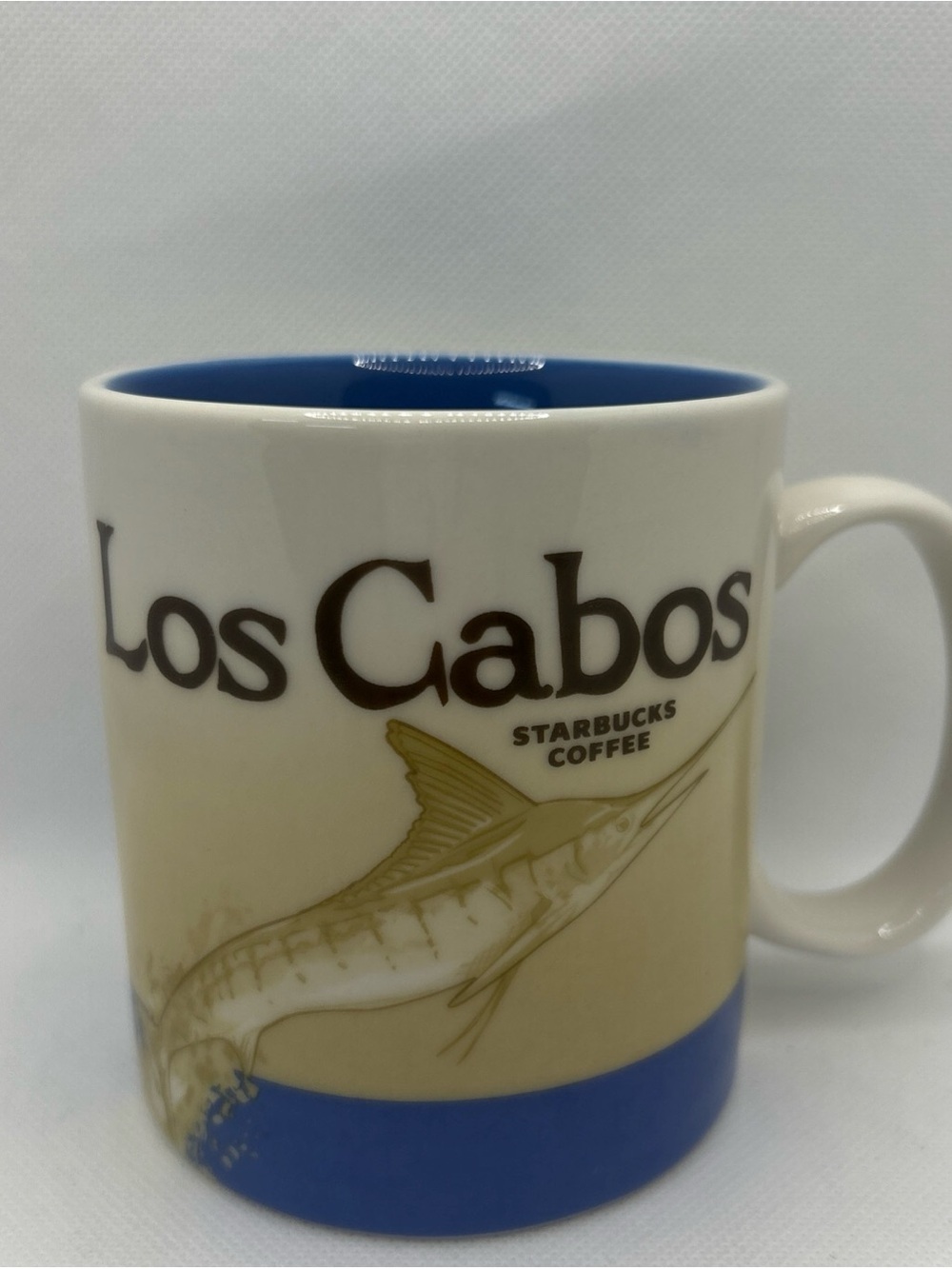 2014 Starbucks Los Cabos Global Icon Series Marlin Coffee Cup Tea Mug | 16oz